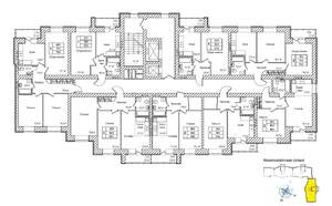 1-к квартира, вторичка, 41м2, 2/12 этаж