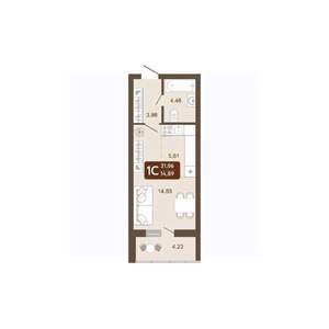 Студия квартира, вторичка, 31м2, 18/20 этаж