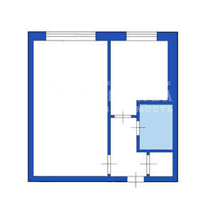 1-к квартира, вторичка, 31м2, 3/5 этаж