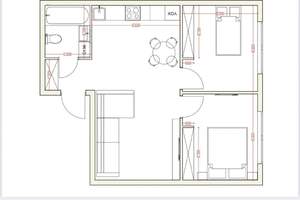 3-к квартира, вторичка, 52м2, 3/17 этаж