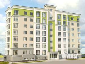 1-к квартира, строящийся дом, 46м2, 6/7 этаж