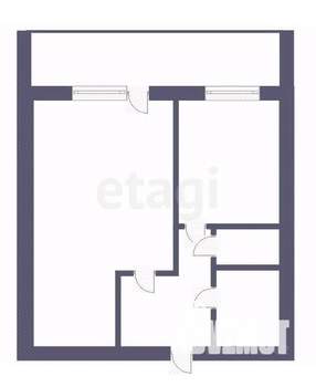 1-к квартира, вторичка, 45м2, 1/12 этаж