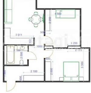 3-к квартира, вторичка, 65м2, 10/16 этаж