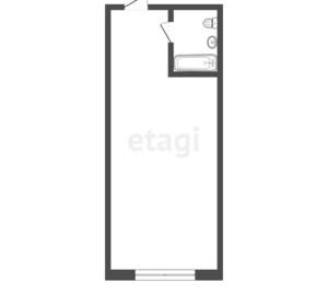 Студия квартира, вторичка, 23м2, 9/9 этаж