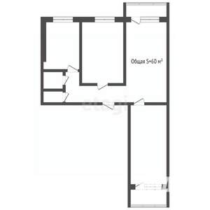 3-к квартира, вторичка, 66м2, 10/10 этаж