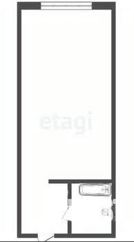 Студия квартира, вторичка, 28м2, 2/7 этаж