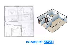 2-к квартира, вторичка, 40м2, 10/11 этаж