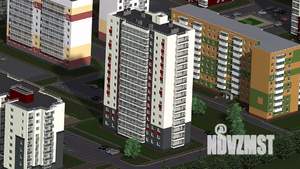 2-к квартира, вторичка, 41м2, 12/16 этаж