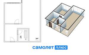 2-к квартира, вторичка, 41м2, 5/19 этаж