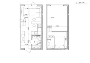 1-к квартира, вторичка, 27м2, 5/8 этаж