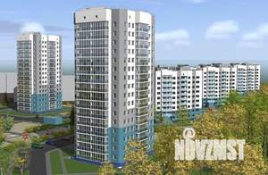 1-к квартира, строящийся дом, 43м2, 13/17 этаж