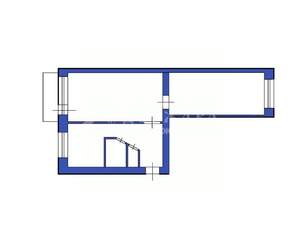 2-к квартира, вторичка, 45м2, 2/5 этаж