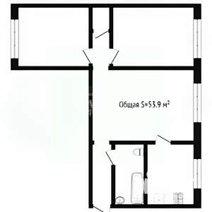 3-к квартира, вторичка, 54м2, 2/5 этаж