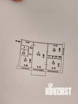 3-к квартира, вторичка, 48м2, 5/5 этаж