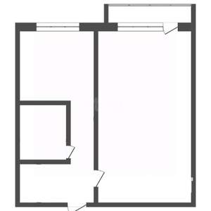 1-к квартира, вторичка, 30м2, 5/5 этаж