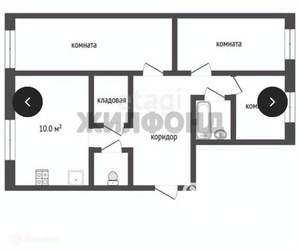 3-к квартира, вторичка, 77м2, 1/5 этаж