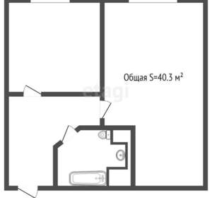 2-к квартира, вторичка, 40м2, 10/11 этаж