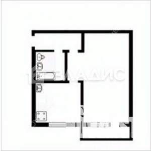 1-к квартира, вторичка, 22м2, 5/5 этаж