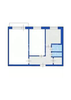 2-к квартира, вторичка, 44м2, 4/5 этаж