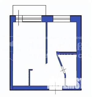 1-к квартира, вторичка, 33м2, 2/5 этаж