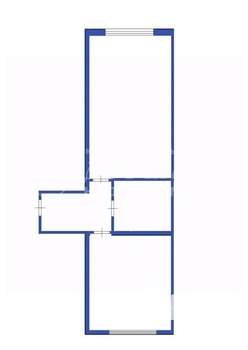 2-к квартира, вторичка, 44м2, 3/4 этаж
