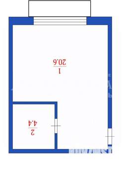 1-к квартира, вторичка, 25м2, 8/9 этаж