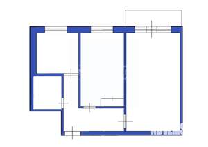 2-к квартира, вторичка, 43м2, 4/5 этаж