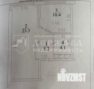 2-к квартира, вторичка, 45м2, 14/16 этаж
