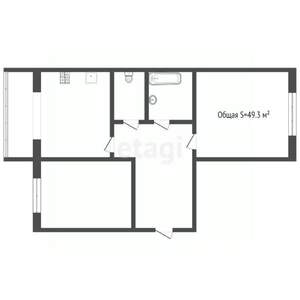2-к квартира, вторичка, 49м2, 4/5 этаж