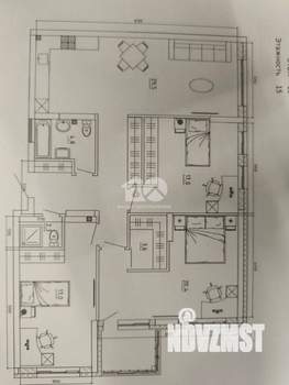4-к квартира, вторичка, 117м2, 15/15 этаж