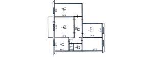 4-к квартира, вторичка, 82м2, 4/9 этаж