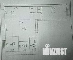 3-к квартира, вторичка, 57м2, 1/3 этаж