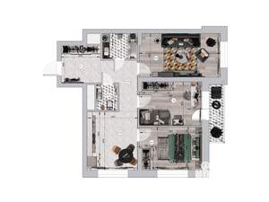 3-к квартира, вторичка, 78м2, 11/19 этаж