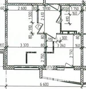 1-к квартира, вторичка, 33м2, 9/16 этаж