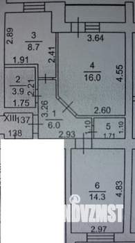 2-к квартира, вторичка, 51м2, 12/12 этаж