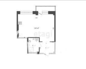 Студия квартира, вторичка, 30м2, 14/16 этаж
