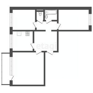 3-к квартира, вторичка, 63м2, 5/10 этаж