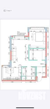 2-к квартира, вторичка, 65м2, 8/14 этаж