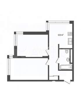 3-к квартира, вторичка, 57м2, 8/15 этаж