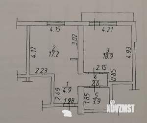 2-к квартира, вторичка, 48м2, 5/8 этаж