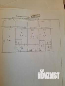 3-к квартира, вторичка, 80м2, 7/16 этаж