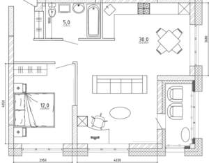 3-к квартира, вторичка, 61м2, 9/15 этаж