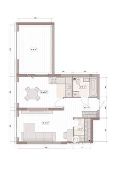 2-к квартира, вторичка, 52м2, 13/15 этаж