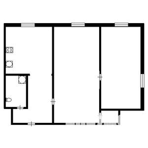 2-к квартира, вторичка, 42м2, 2/5 этаж