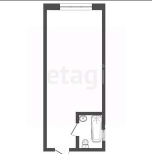 1-к квартира, вторичка, 23м2, 5/9 этаж