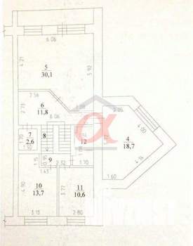 4-к квартира, вторичка, 106м2, 4/7 этаж
