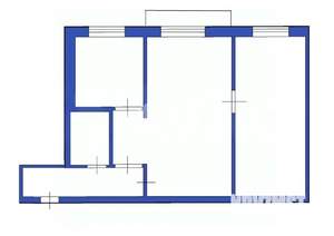 2-к квартира, вторичка, 42м2, 3/5 этаж