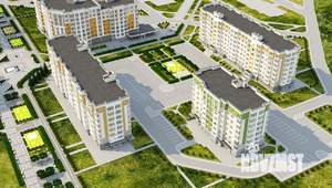 1-к квартира, строящийся дом, 46м2, 8/8 этаж
