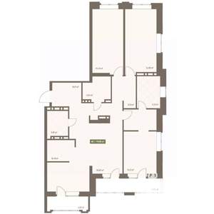 4-к квартира, вторичка, 112м2, 14/16 этаж