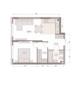 2-к квартира, вторичка, 47м2, 4/15 этаж